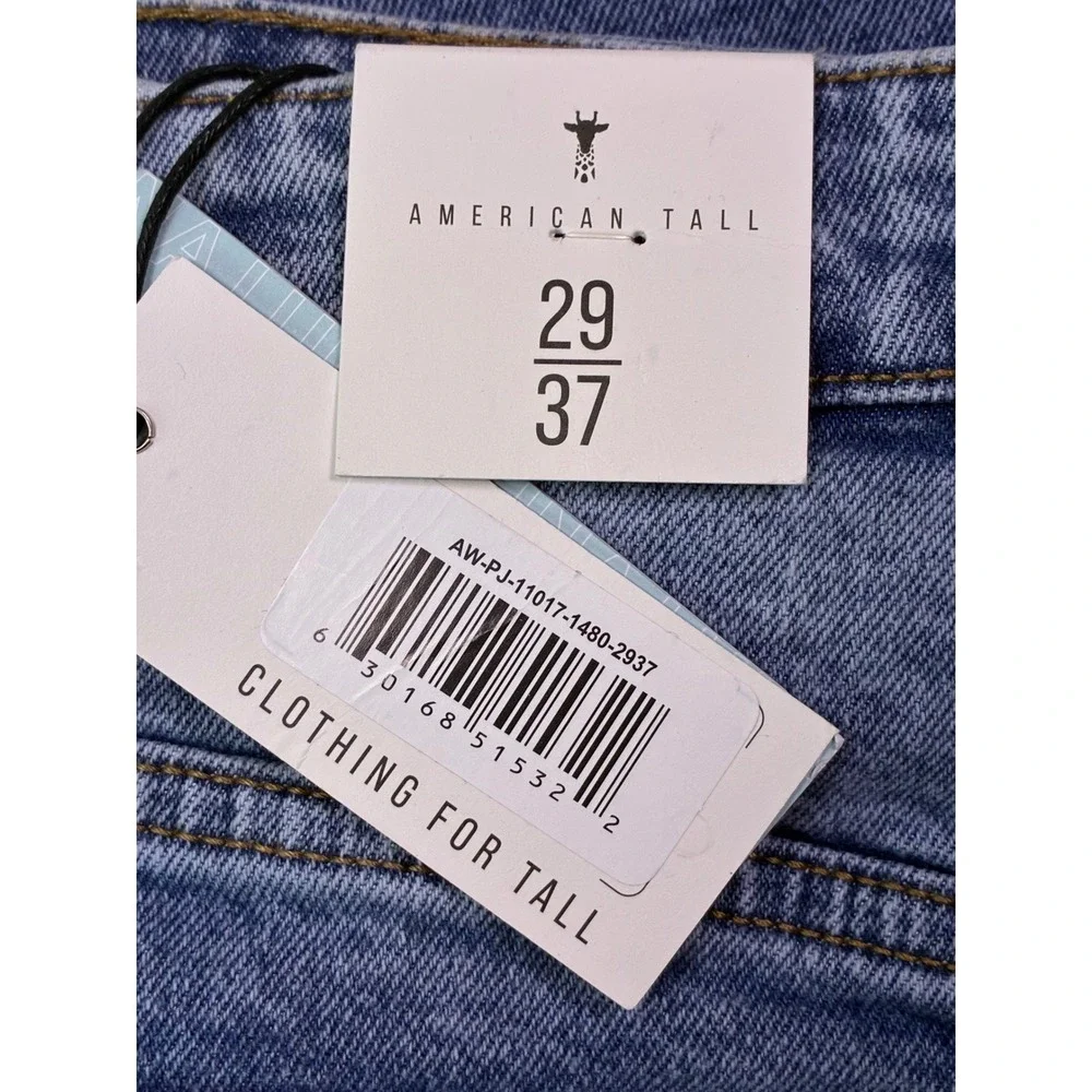 American Tall Luna High Rise Wide Leg Jeans Heritage Faded 29/37 - Picture 5 of 13